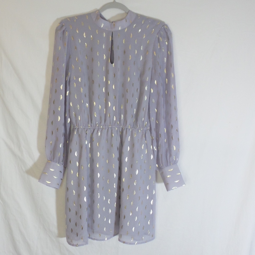 ModCloth Long-sleeve Lavender dress || M